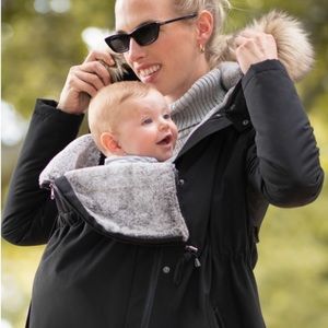 Seraphine 2in1 Maternity and Baby wearing coat